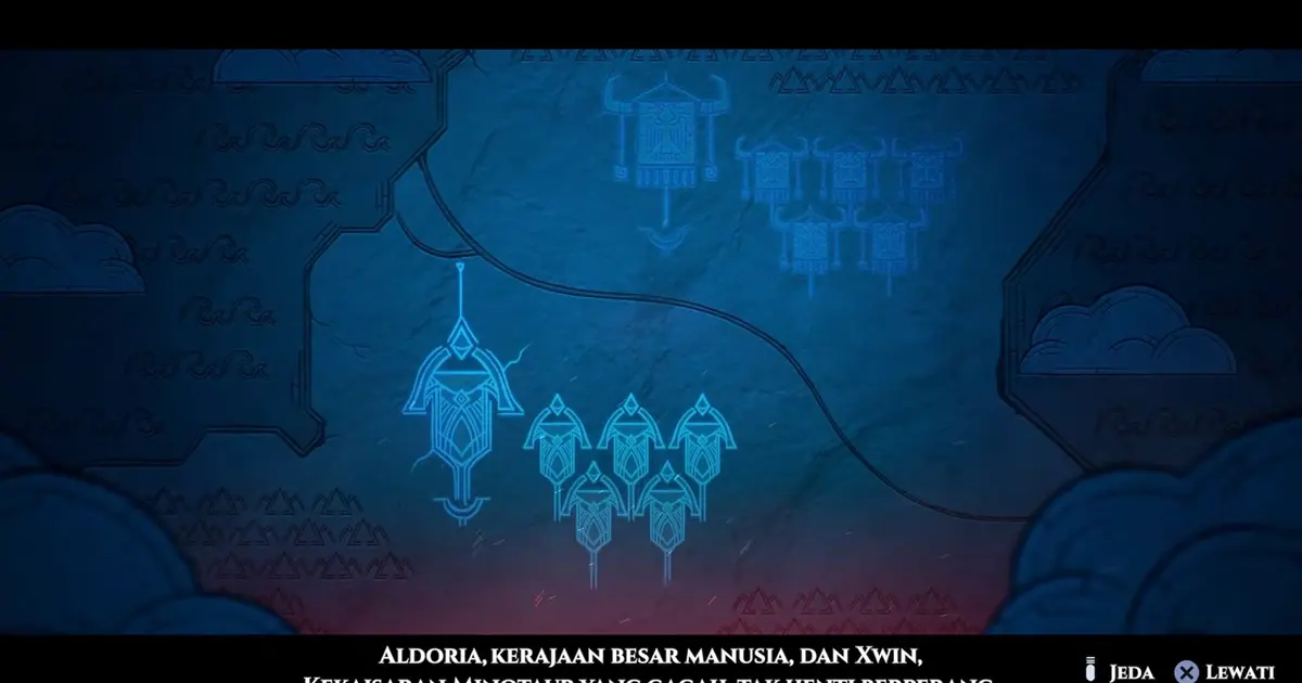 Dimraeth cinematic with an unofficial Indonesian subtitle mod active